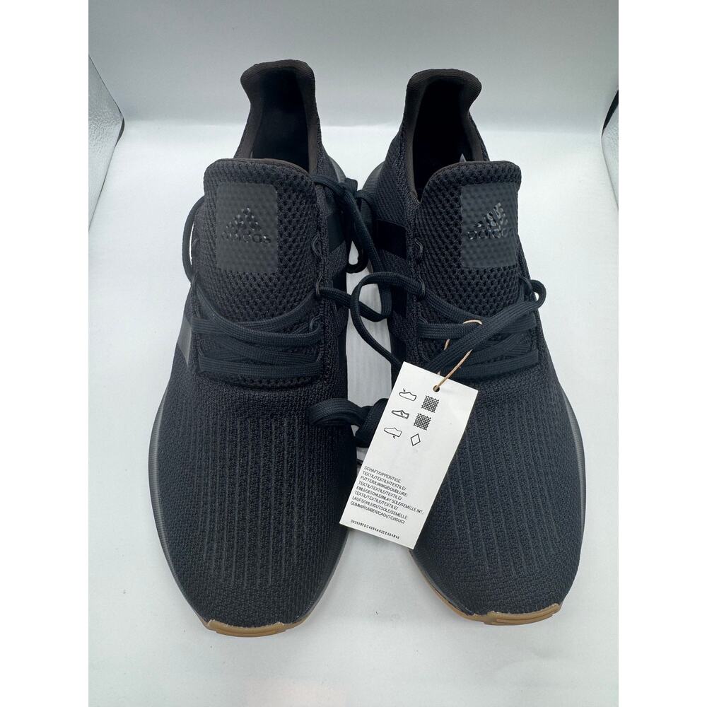 Adidas Mens Swift Run 1.0 Sneakers Size 10 Black Gum Athletic Running Shoes NWT - Picture 5 of 9